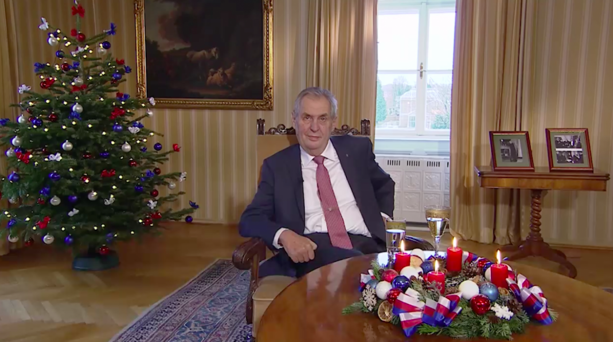 Miloš Zeman kritizoval vo vianočnom prejave „špionomániu“​​