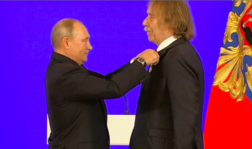 Nohavica dostal od Putina medailu za upevnenie priateľstva medzi národmi