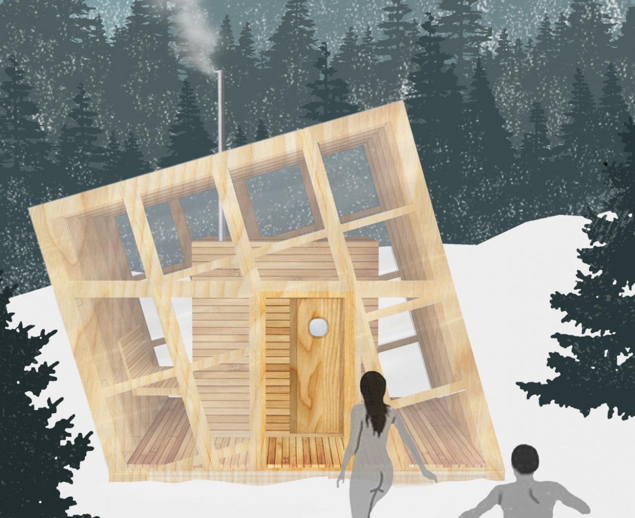 Ako vyzerá kostol pre mestského človeka? Ako sauna v spišskom lese