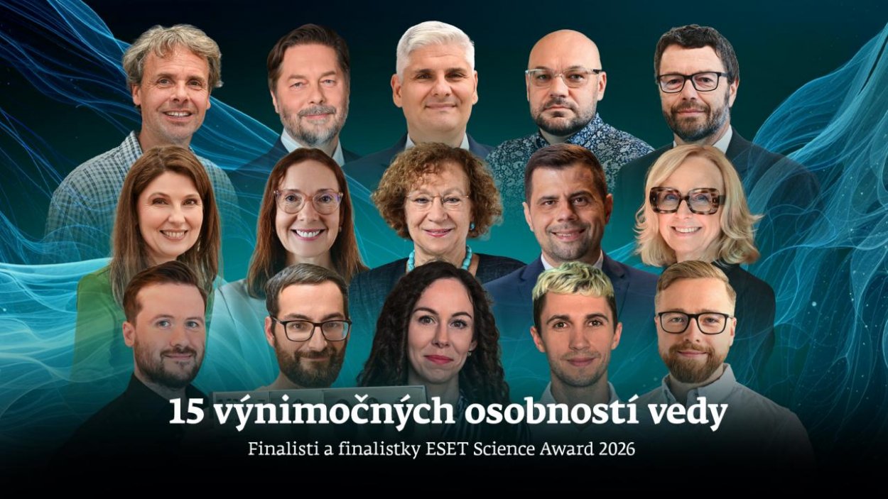 ESET Science Award 2026 pozná svojich finalistov: Predstavuje pätnásť výnimočných osobností vedy
