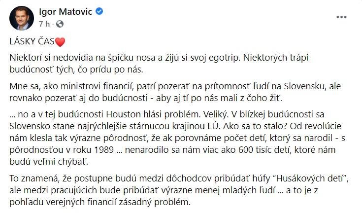 Matovič je predseda strany, má právo komentovať akékoľvek veci, hovorí premiér o jeho statuse