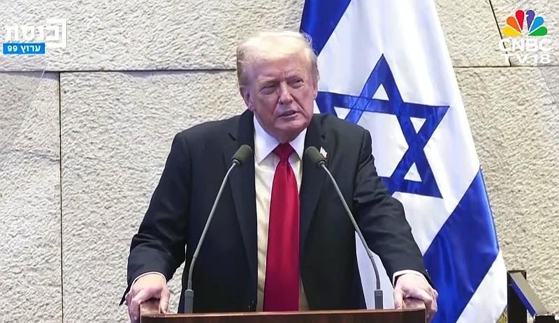 Trump v izraelskom parlamente: Prímerie, ktoré som pomohol sprostredkovať, predstavuje historický úsvit nového Blízkeho východu