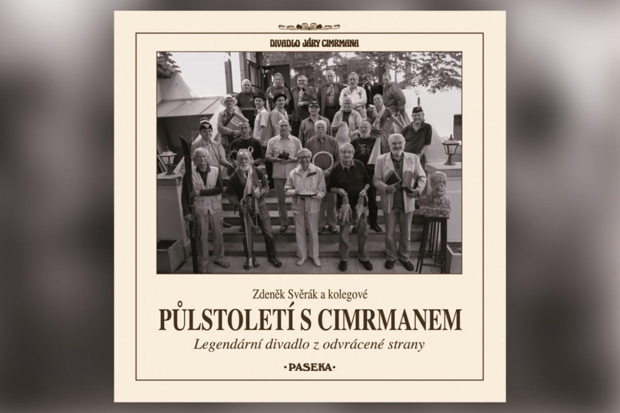 Knižný klub .týždňa: Půlstoletí s Cimrmanem / Legendární divadlo z odvrácené strany