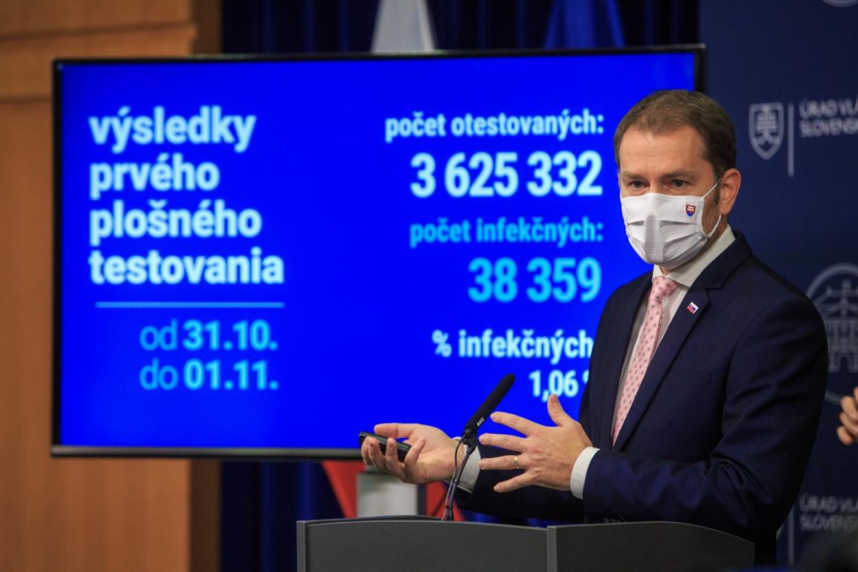 Premiér nevylúčil tvrdý lockdown, ak sa ľudia začnú správať nezodpovedne