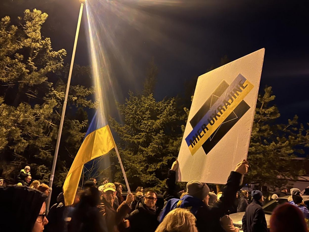 Pochod solidarity na podporu Ukrajiny: Ešte sme nezhrdzaveli