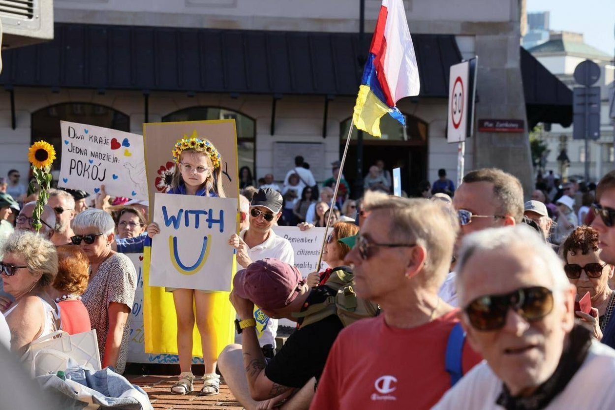 V Poľsku protestovali proti násiliu a nenávisti voči Ukrajincom