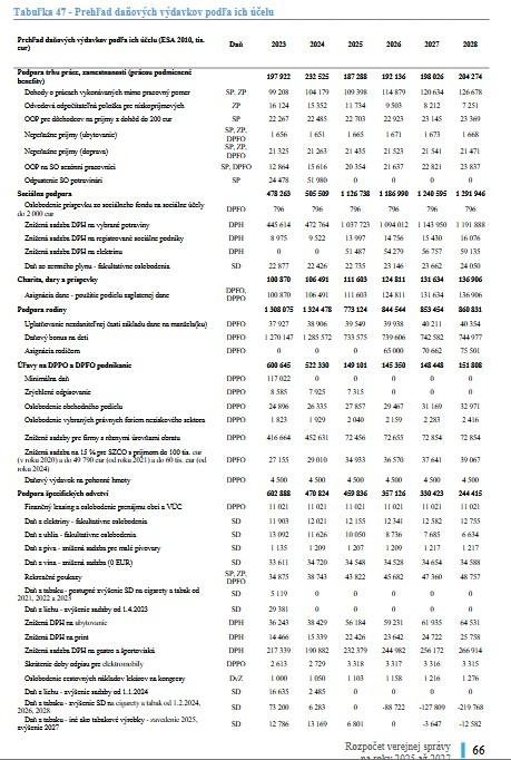 Dáta bez pátosu: Daňovo-výnimkový masaker 2025
