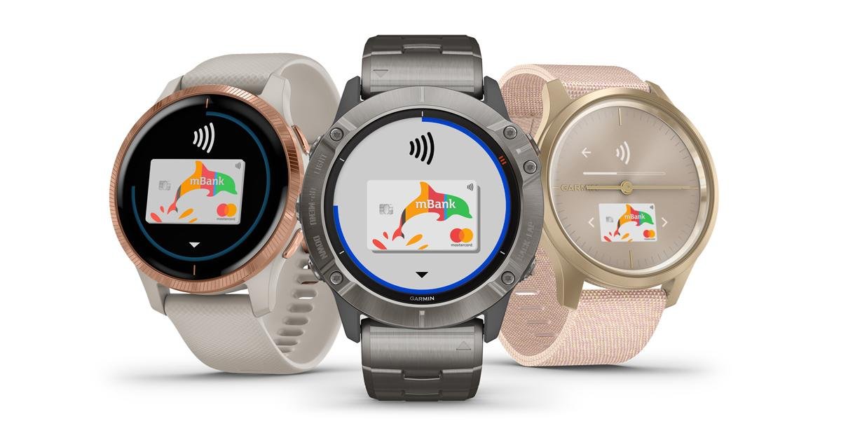 Bezkontaktné platby Garmin Pay už môžu využívať aj klienti mBank