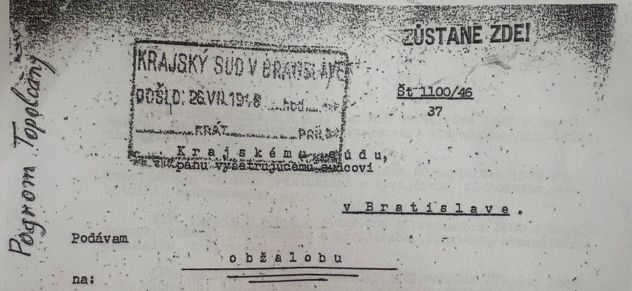 Topoľčiansky pogrom na Židov: V každej zlej dobe práve lúza vyjde na povrch