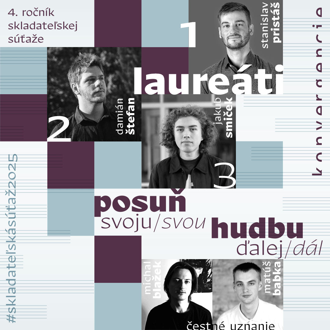 Štvrtý ročník skladateľskej súťaže Konvergencií pozná svojich laureátov 