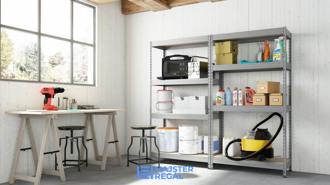 Aký je najlepší regál do garáže? Predsa ten kovový