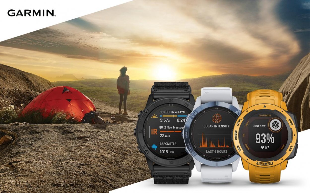 Garmin pridáva technológiu solárneho dobíjania pre ďalšie populárne modely športových hodiniek