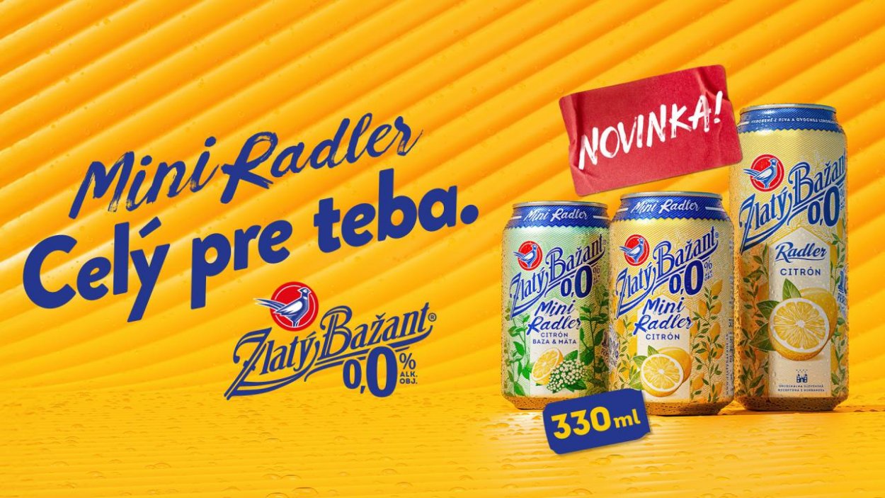 Maximálne osvieženie s praktickou novinkou Mini Radler