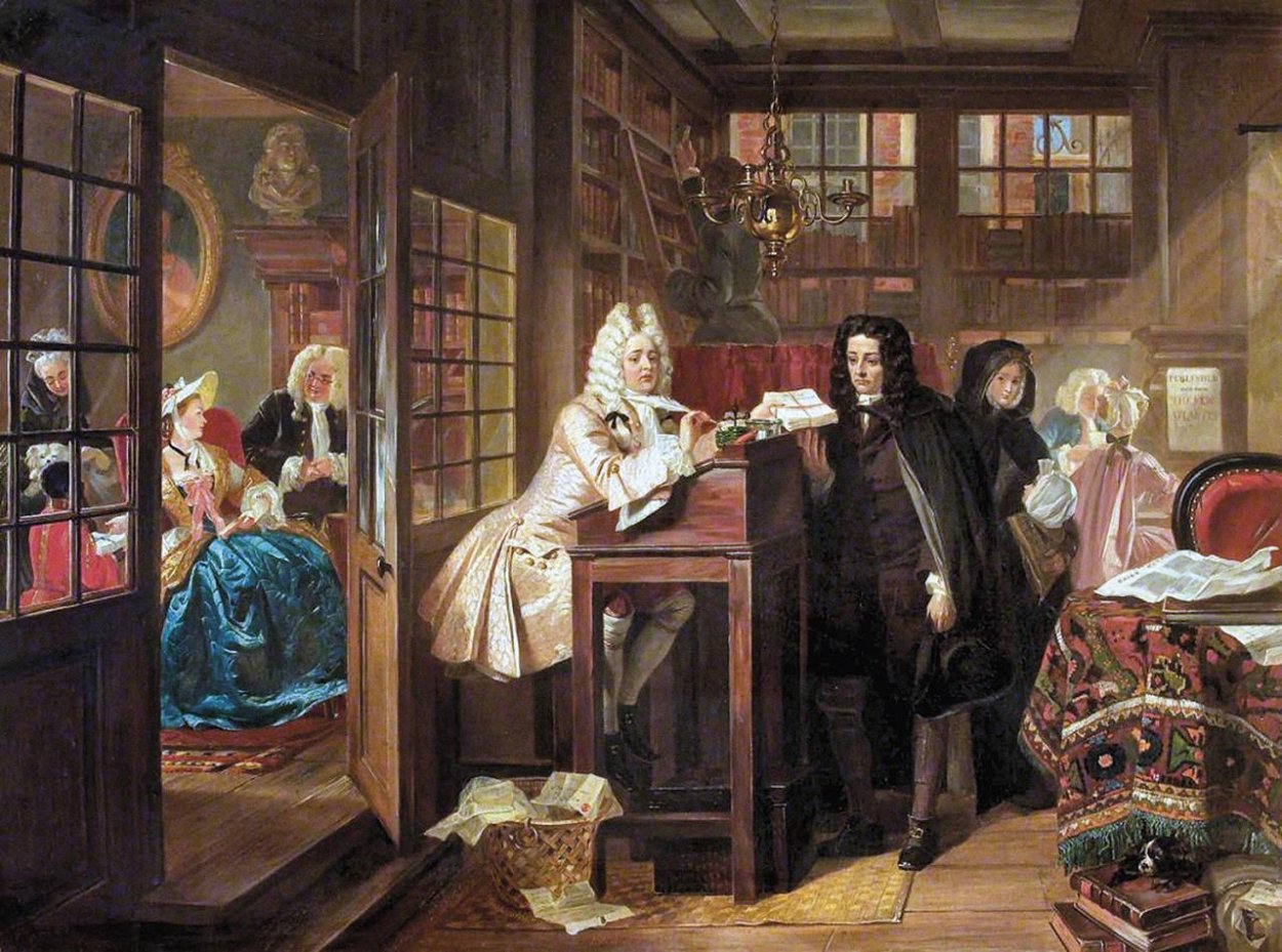 Opustený ostrov Daniela Defoea. Svoj originálny štýl si vytvoril neustálym záujmom o to, čo sa deje vo svete 