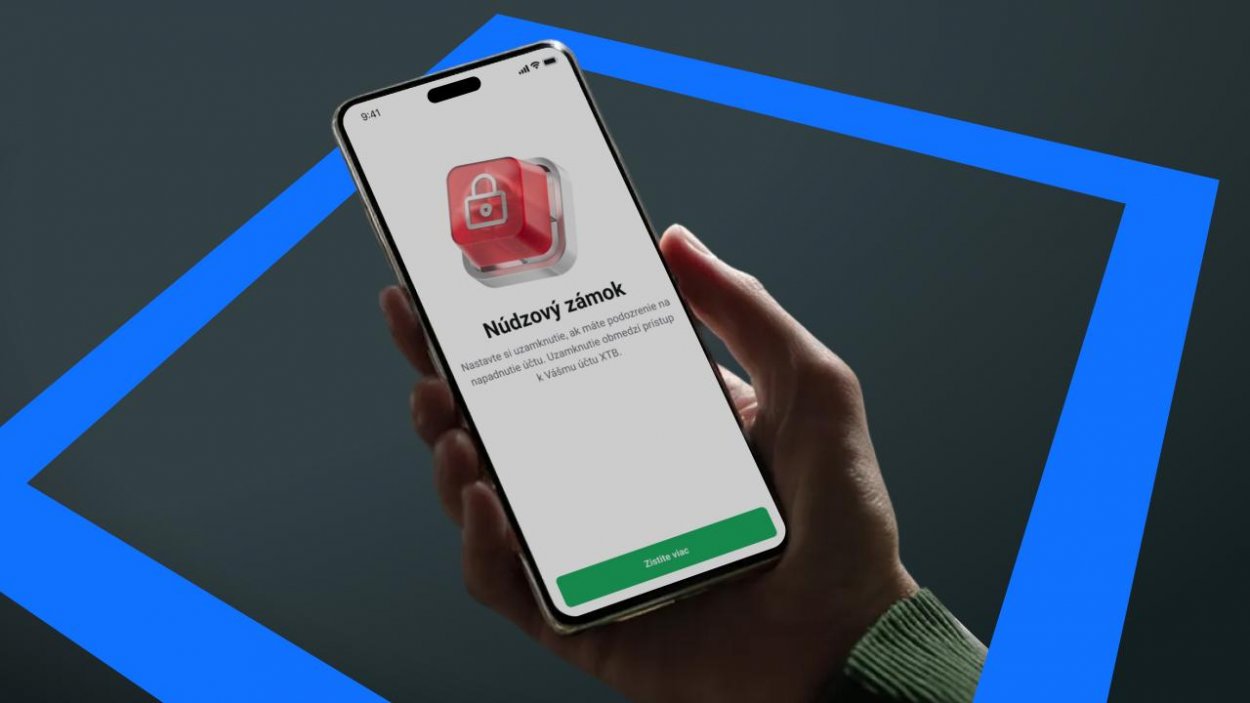 XTB spúšťa v aplikácii núdzový zámok - novú úroveň zabezpečenia účtu pre investorov