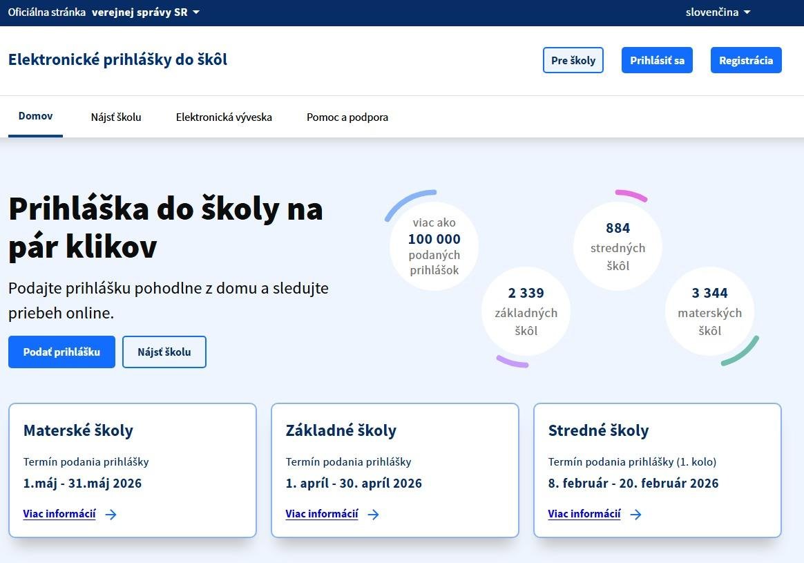 Rodičia a žiaci majú problémy so zobrazením výsledkov prijímačiek v ePrihláškach