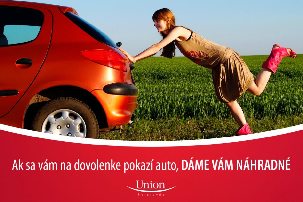 Ak sa vám cez dovolenku pokazí auto, dostanete od nás náhradné