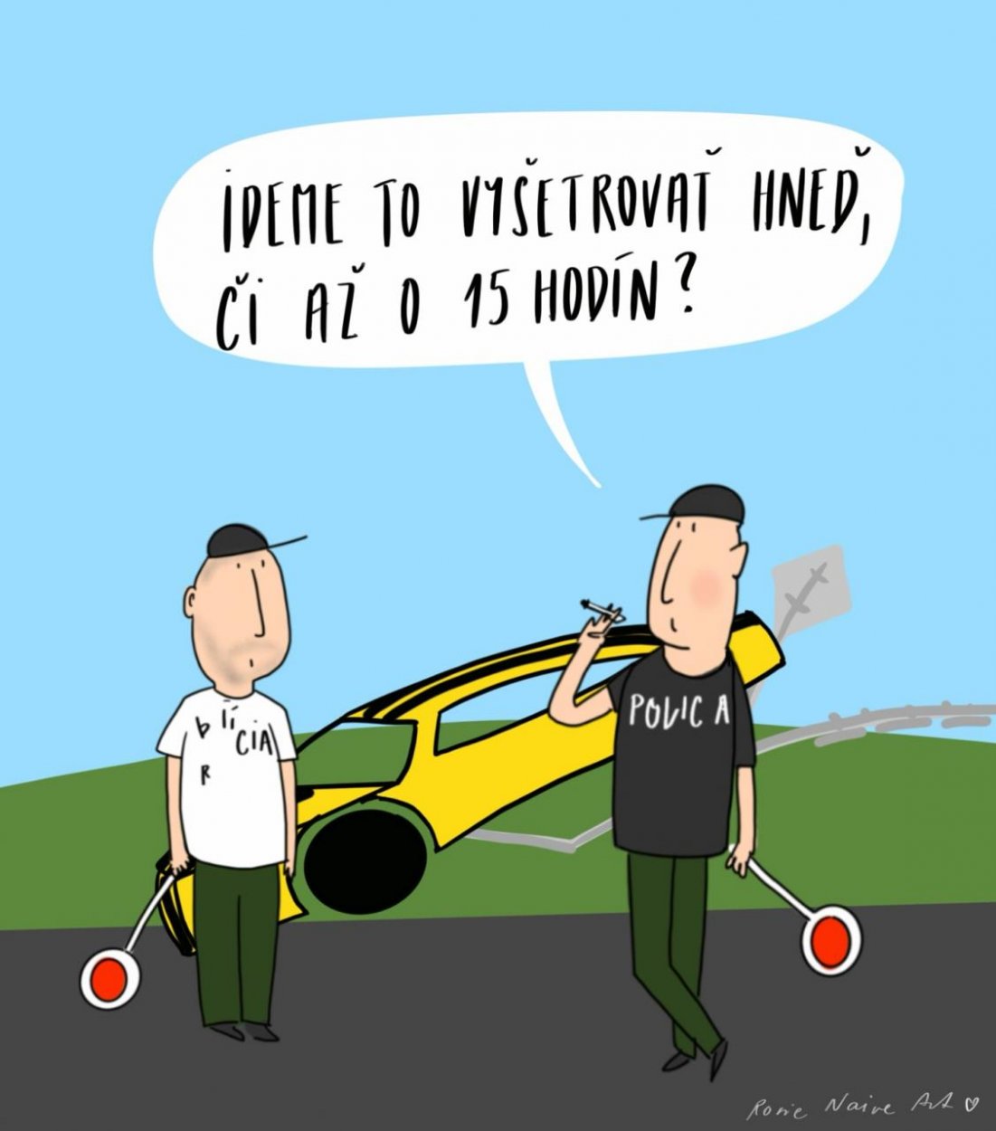 Rosie Naive Art: Nehoda