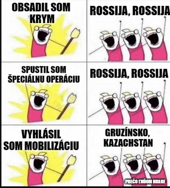 .meme-nto týždňa: Špeciálna dovolenková operácia — Sen o neporaziteľnej ruskej armáde skončí, keď sa stanete tou armádou