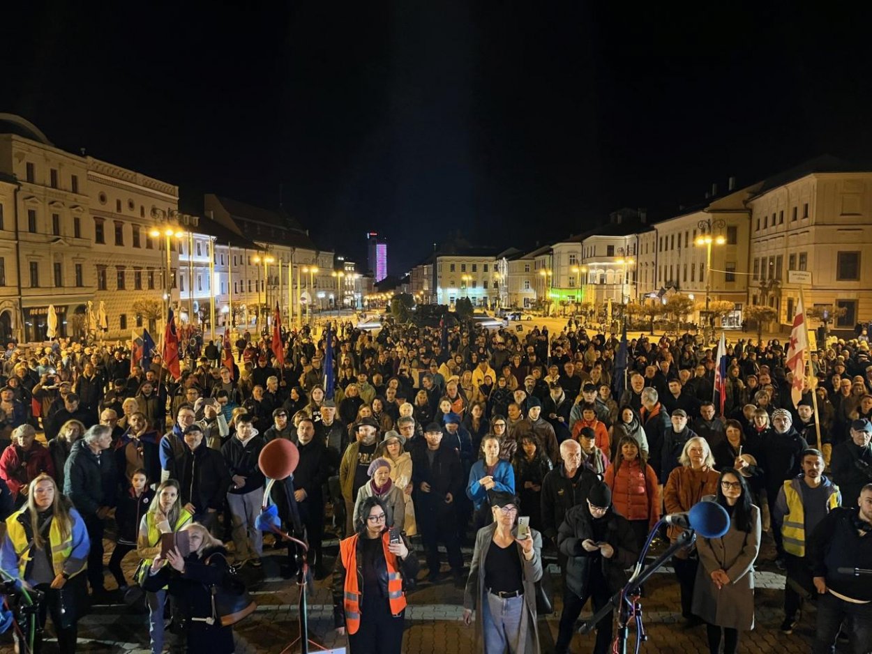 Občiansky protest Bystrický Hyde Park LIVE