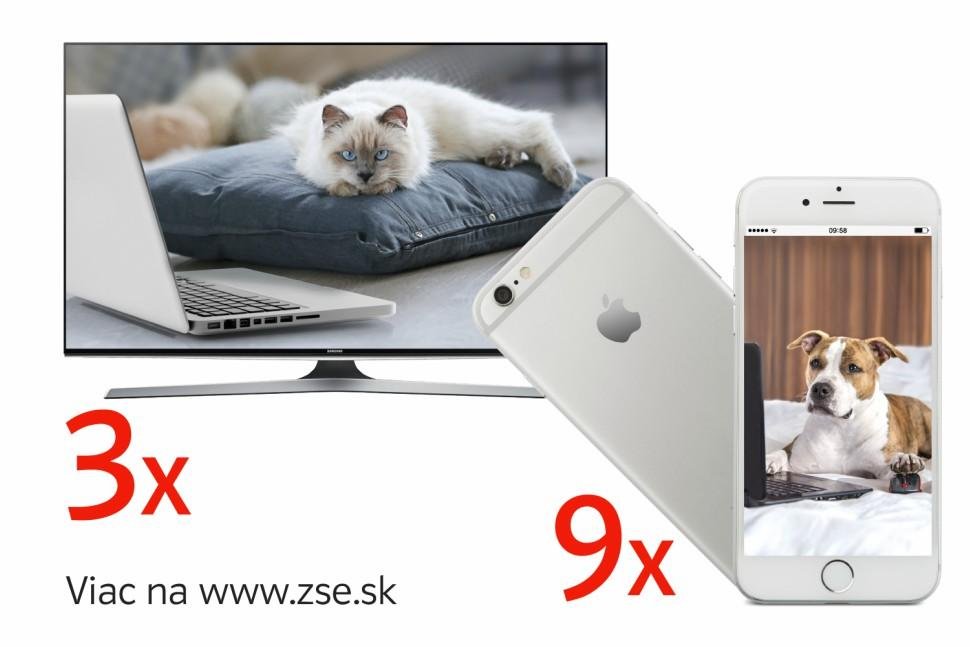 Hrajte o 9x iPhone 6S a 3x Smart TV s novou online Zákazníckou zónou ZSE