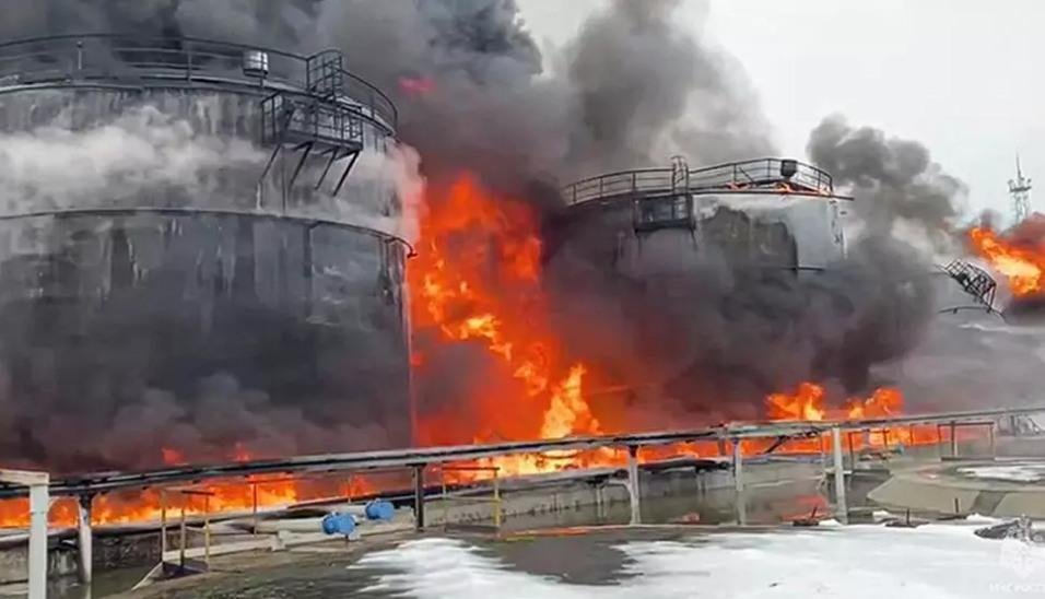 Ukrajina ONLINE: Ukrajinský dronový útok zapríčinil požiar v Krasnodarskom kraji