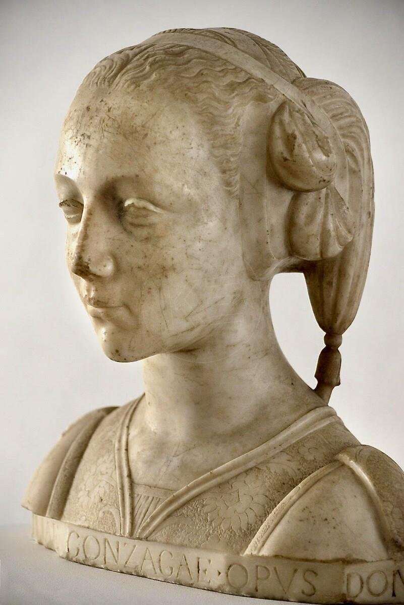 Busta Cecílie Gonzagovej je podľa Machalu úmyselným falzifikátom z 19. storočia