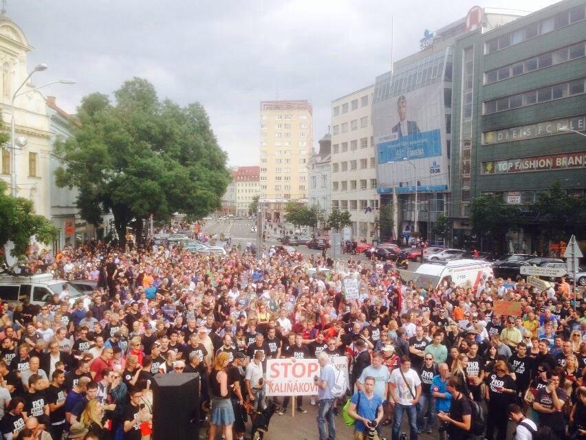 Bonaparte 2: V Bratislave sa uskutočnil ďalší protest proti Kaliňákovi 