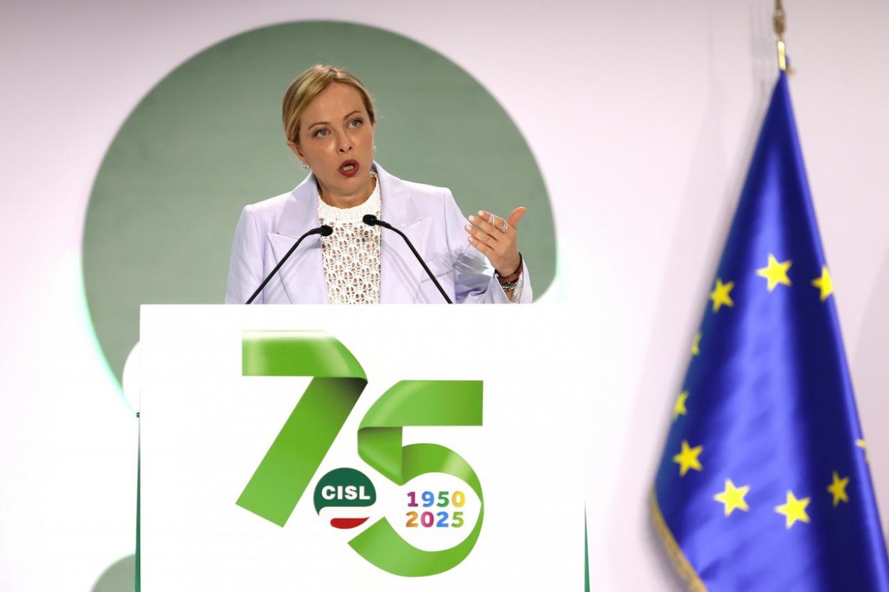 Uznanie Palestínskeho štátu môže byť v súčasnosti kontraproduktívne, varovala Meloniová