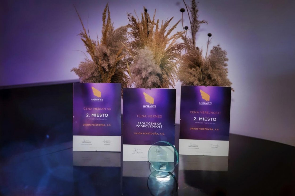 Union patrí medzi značky s najlepšou komunikáciou - v ankete Hermes komunikátor roka  získala poisťovňa hneď tri ceny