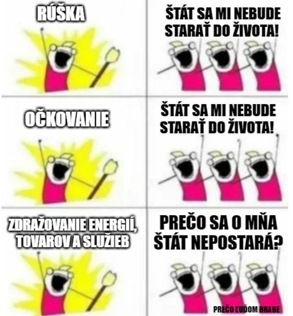 .meme-nto týždňa: Prečo sa o mňa štát nestará?