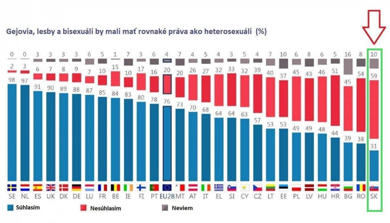 Dáta bez pátosu: Aby sme rozumeli veľkosti problému (ne)priznávania práv menšinám ​