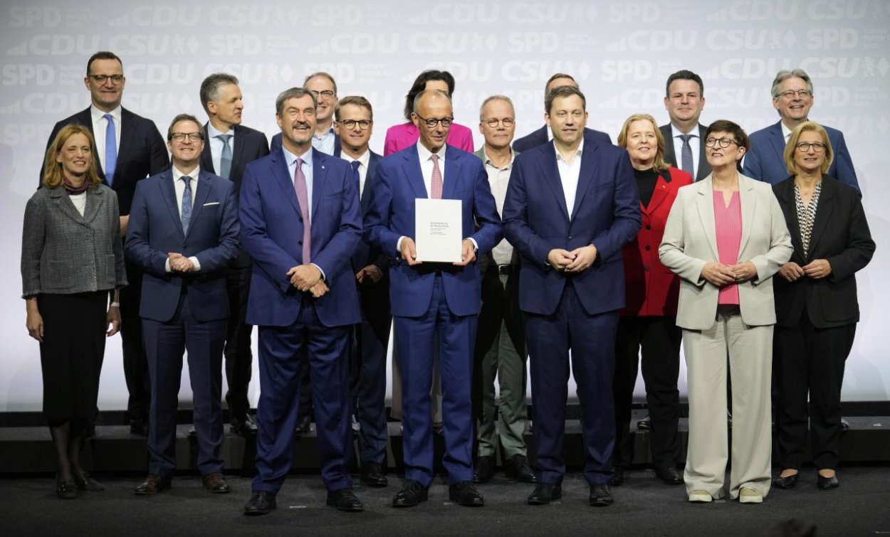 Nemecko: CDU/CSU a SPD podpísali koaličnú dohodu