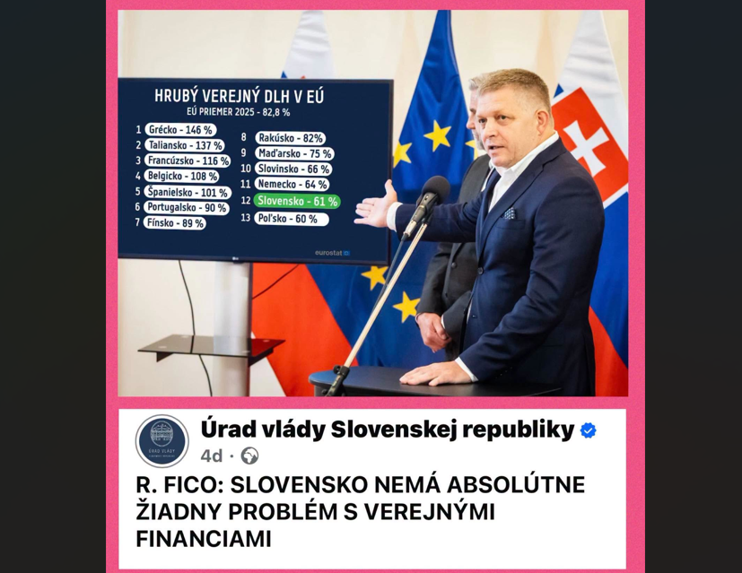 Dáta bez pátosu: Zvrátená realita a pomýlený premiér