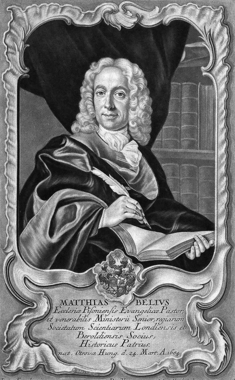 Matej Bel (22. 3. 1684 – 29. 8. 1749)