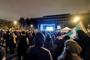 Kriedová revolúcia na Koncerte pre slobodu a skvelý program