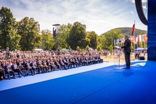 Slovenské protifašistické hnutie ostro skritizovalo Ficov prejav na oslavách SNP