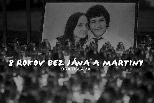 8 rokov bez Jána a Martiny: sledujte zhromaždenia v Bratislave, Humennom a v Banskej Bystrici