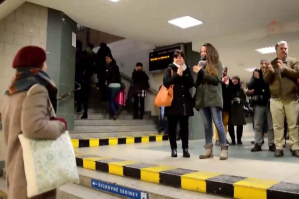 Zuzanu Hlávkovú privítali v Žiline potleskom