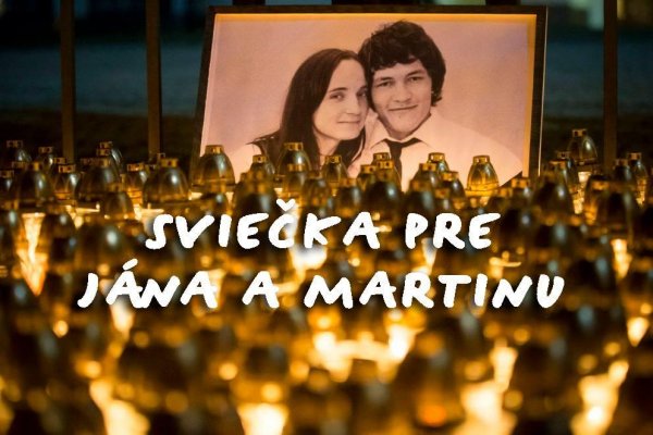 Príďte si uctiť pamiatku Jána Kuciaka a Martiny Kušnírovej, pozýva iniciatíva Za slušné Slovensko