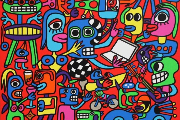 Veselý Holanďan Ton „Colorful“ Pret vystavuje v Danubiane