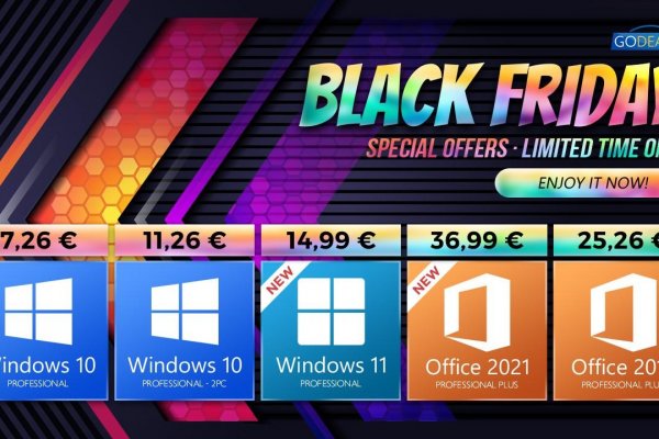 Black Friday 2021 výpredaje na Godeal24 už odštartovali! Windows 10 cena klesla na 7 €!