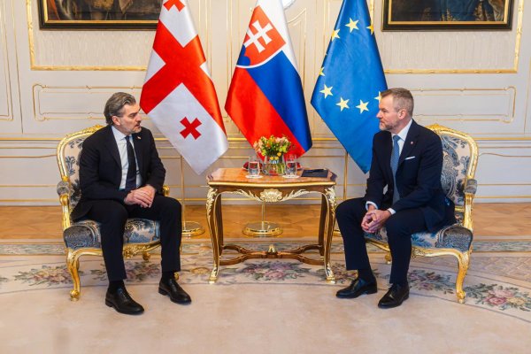 Pellegrini po stretnutí s gruzínskym prezidentom Kavelašvilim: Podporujeme suverenitu Gruzínska