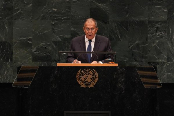 Lavrov vo VZ OSN: Rusko dosiahne svoje ciele na Ukrajine bez ohľadu na okolnosti