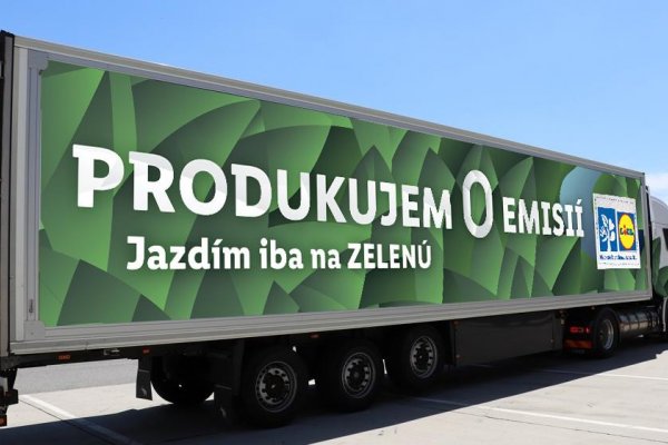 Lidl má v portfóliu už 15 percent ekologických kamiónov