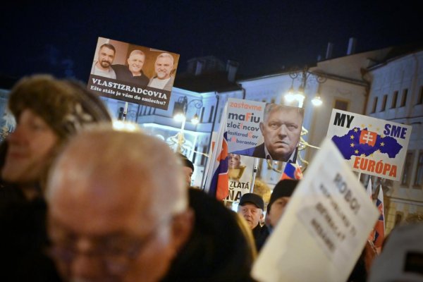 V Banskej Bystrici sa konal protest Slovensko je Európa!