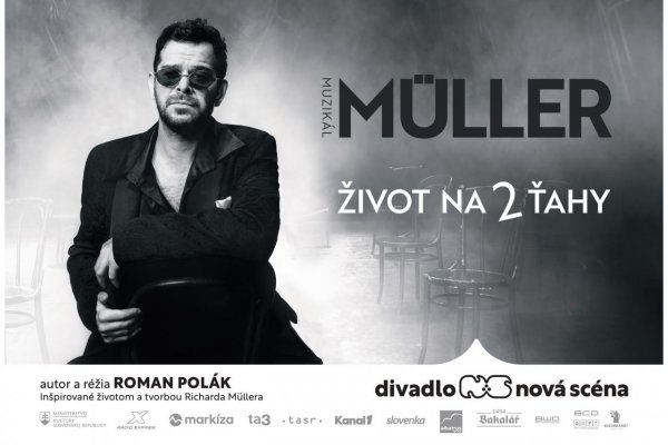 Muzikál MÜLLER – Život na 2 ťahy. Veľký príbeh legendy ožíva v Divadle Nová scéna