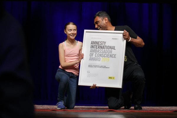 Greta Thunbergová dostala ocenenie od Amnesty International