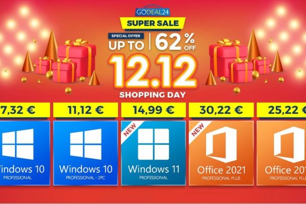 Veľký výpredaj s dvojitou dvanástkou: Office za menej ako 15€, Windows 10 za 7€