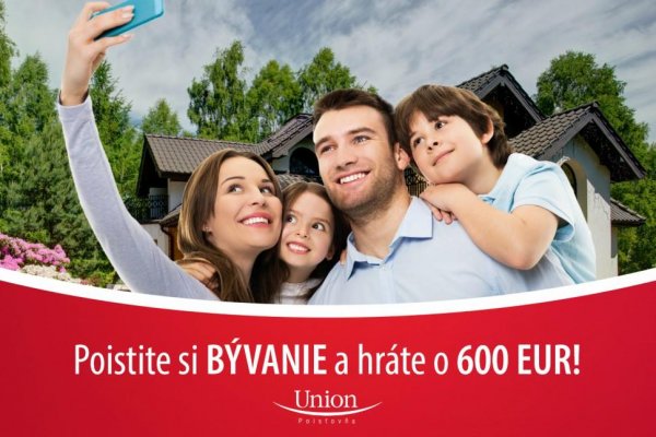 Môj dom – môj hrad! Poistite si ho a hrajte o 600 eur